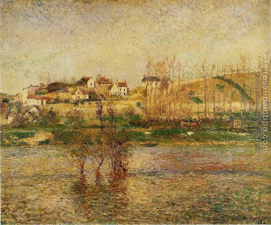 Camille Pissarro : Flood in Pontoise